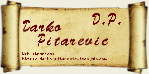 Darko Pitarević vizit kartica